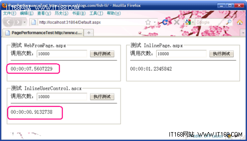 ASP.NET页面性能提升8倍的优化方法